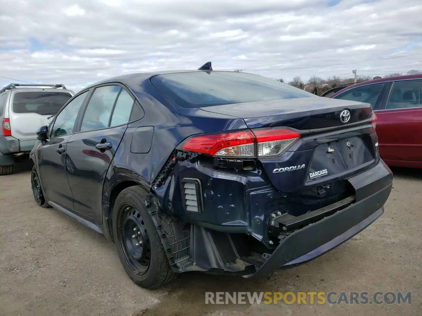 3 Photograph of a damaged car 5YFEPRAE5LP127627 TOYOTA COROLLA 2020