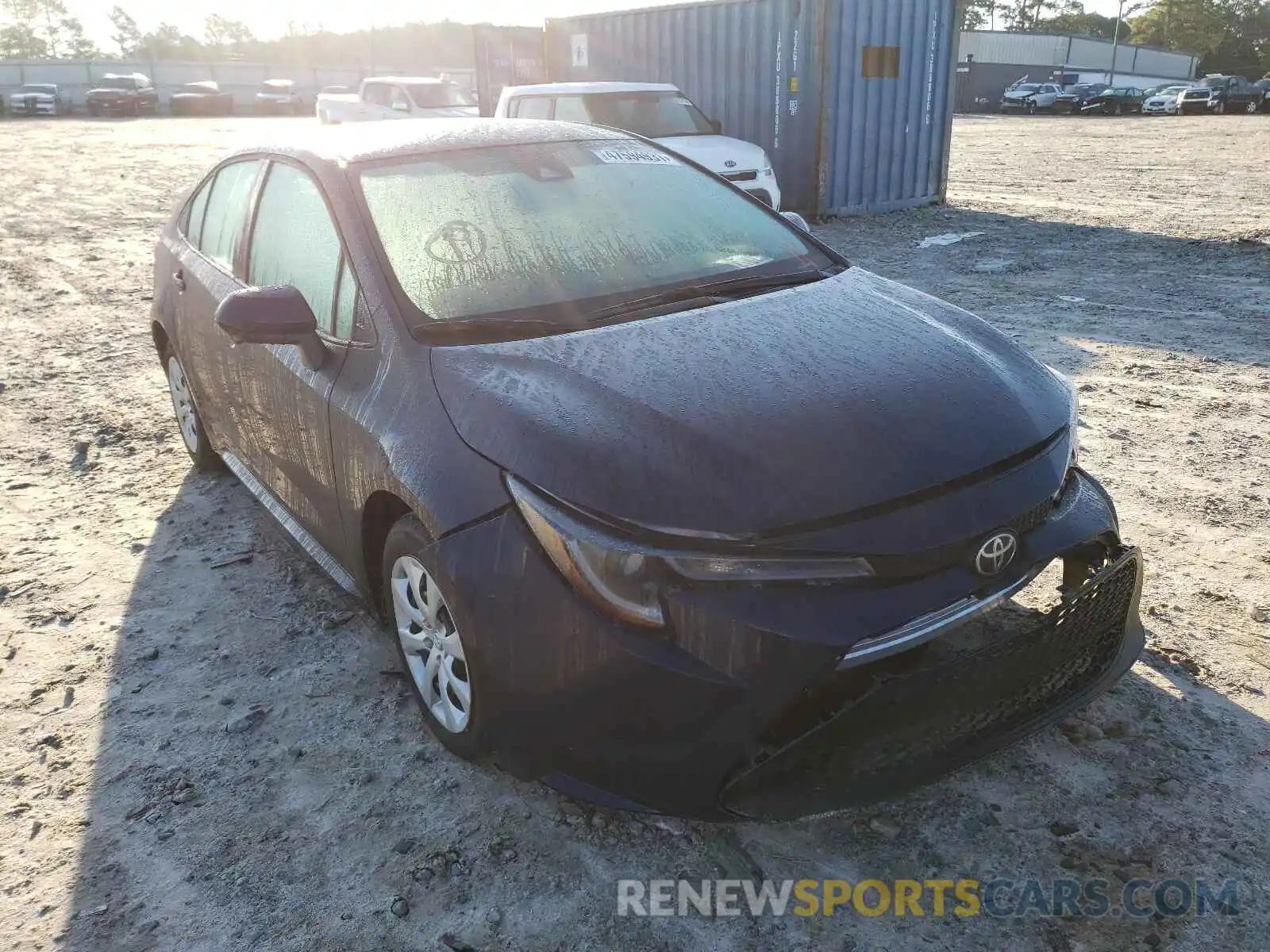 1 Photograph of a damaged car 5YFEPRAE5LP128244 TOYOTA COROLLA 2020