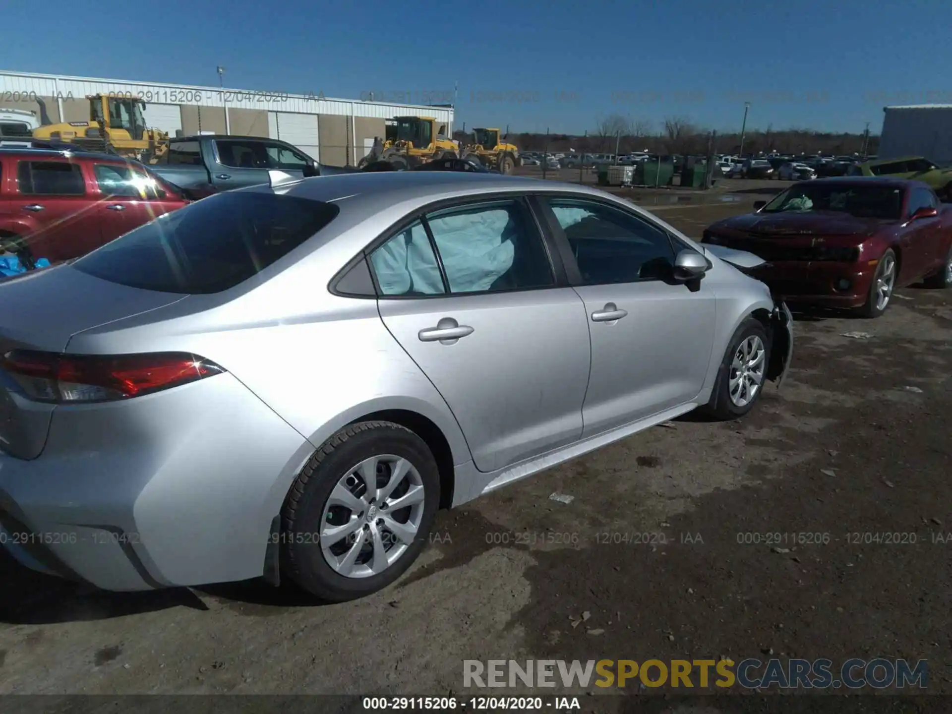 4 Photograph of a damaged car 5YFEPRAE5LP130382 TOYOTA COROLLA 2020