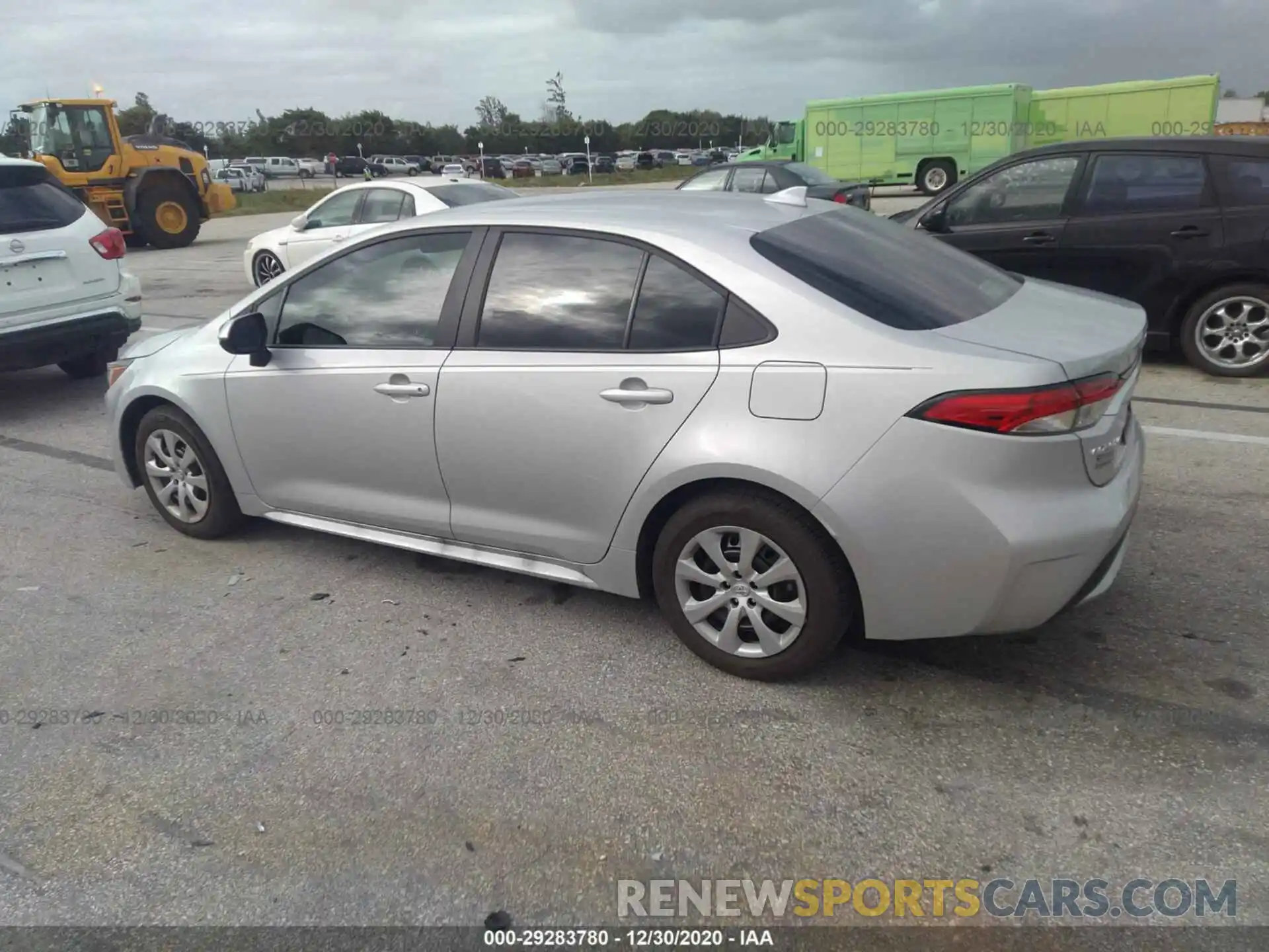 3 Photograph of a damaged car 5YFEPRAE5LP133220 TOYOTA COROLLA 2020