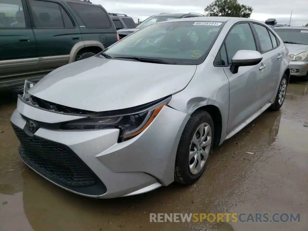 2 Photograph of a damaged car 5YFEPRAE5LP134142 TOYOTA COROLLA 2020