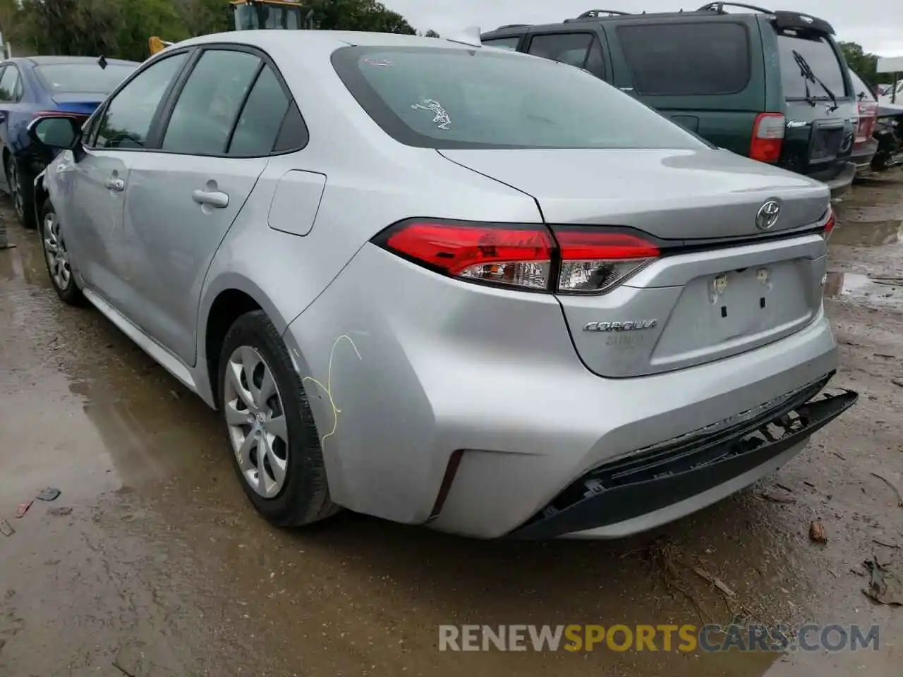 3 Photograph of a damaged car 5YFEPRAE5LP134142 TOYOTA COROLLA 2020