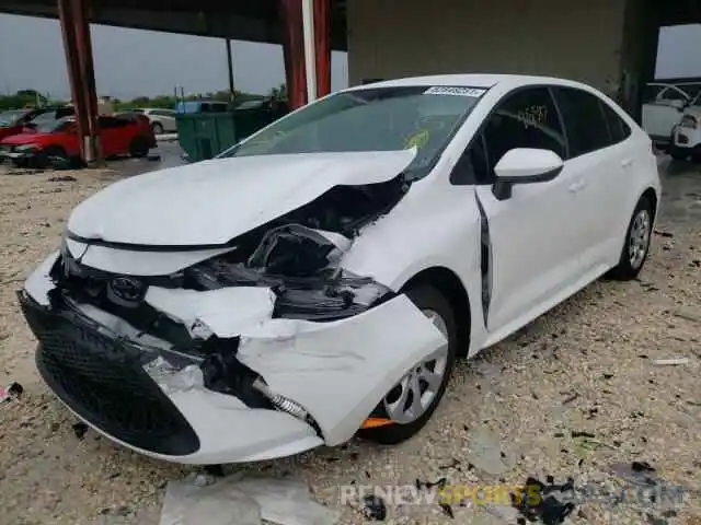 2 Photograph of a damaged car 5YFEPRAE5LP134402 TOYOTA COROLLA 2020