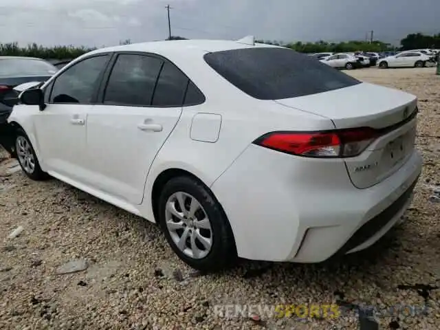 3 Photograph of a damaged car 5YFEPRAE5LP134402 TOYOTA COROLLA 2020