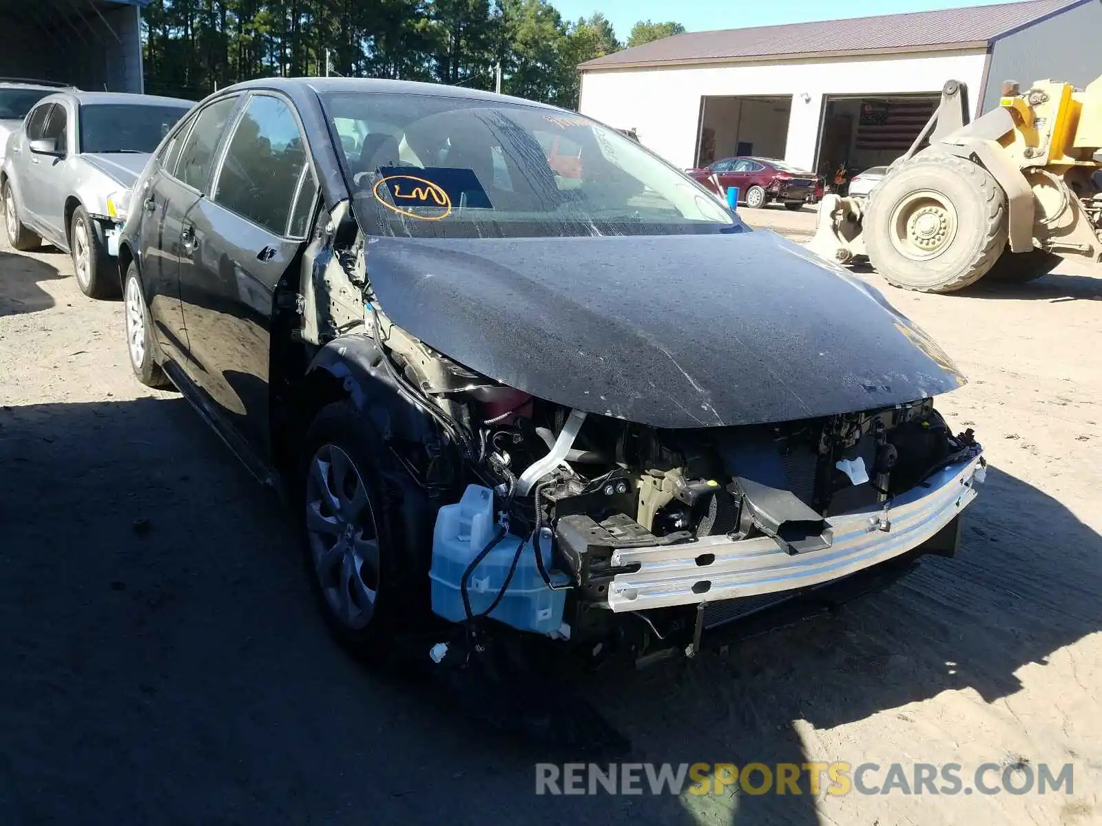 1 Photograph of a damaged car 5YFEPRAE5LP134660 TOYOTA COROLLA 2020