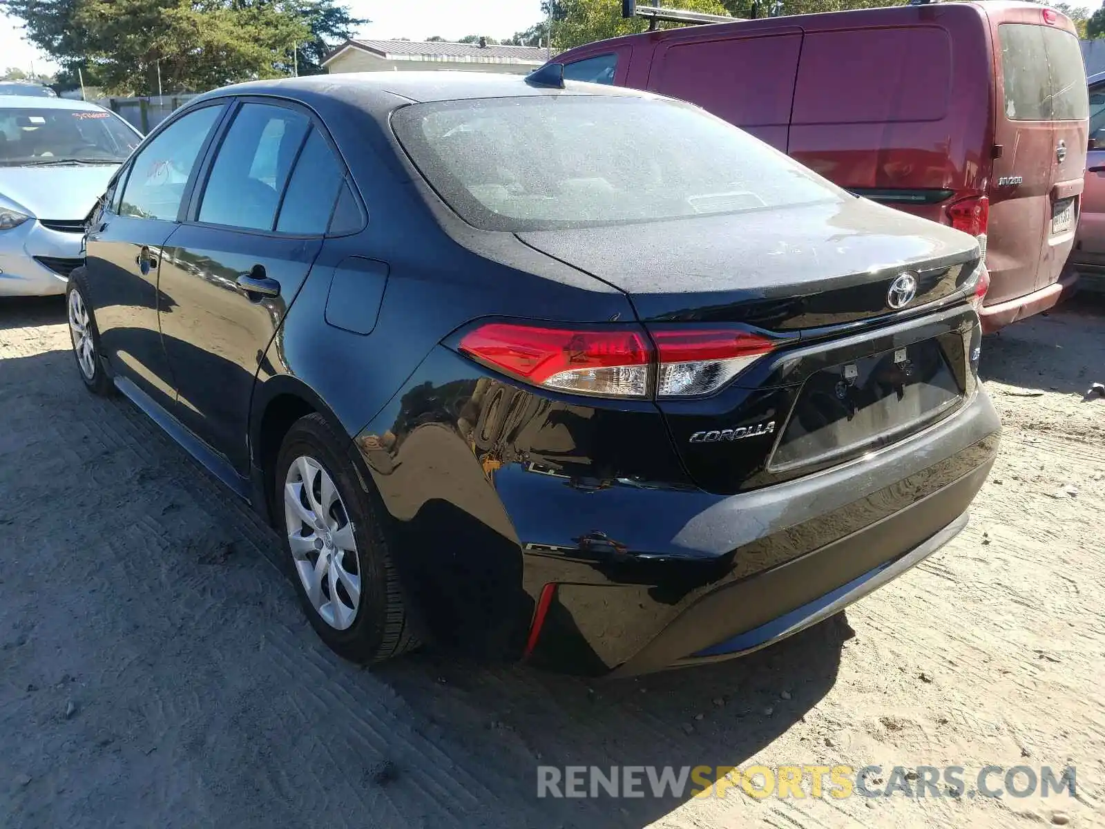 3 Photograph of a damaged car 5YFEPRAE5LP134660 TOYOTA COROLLA 2020