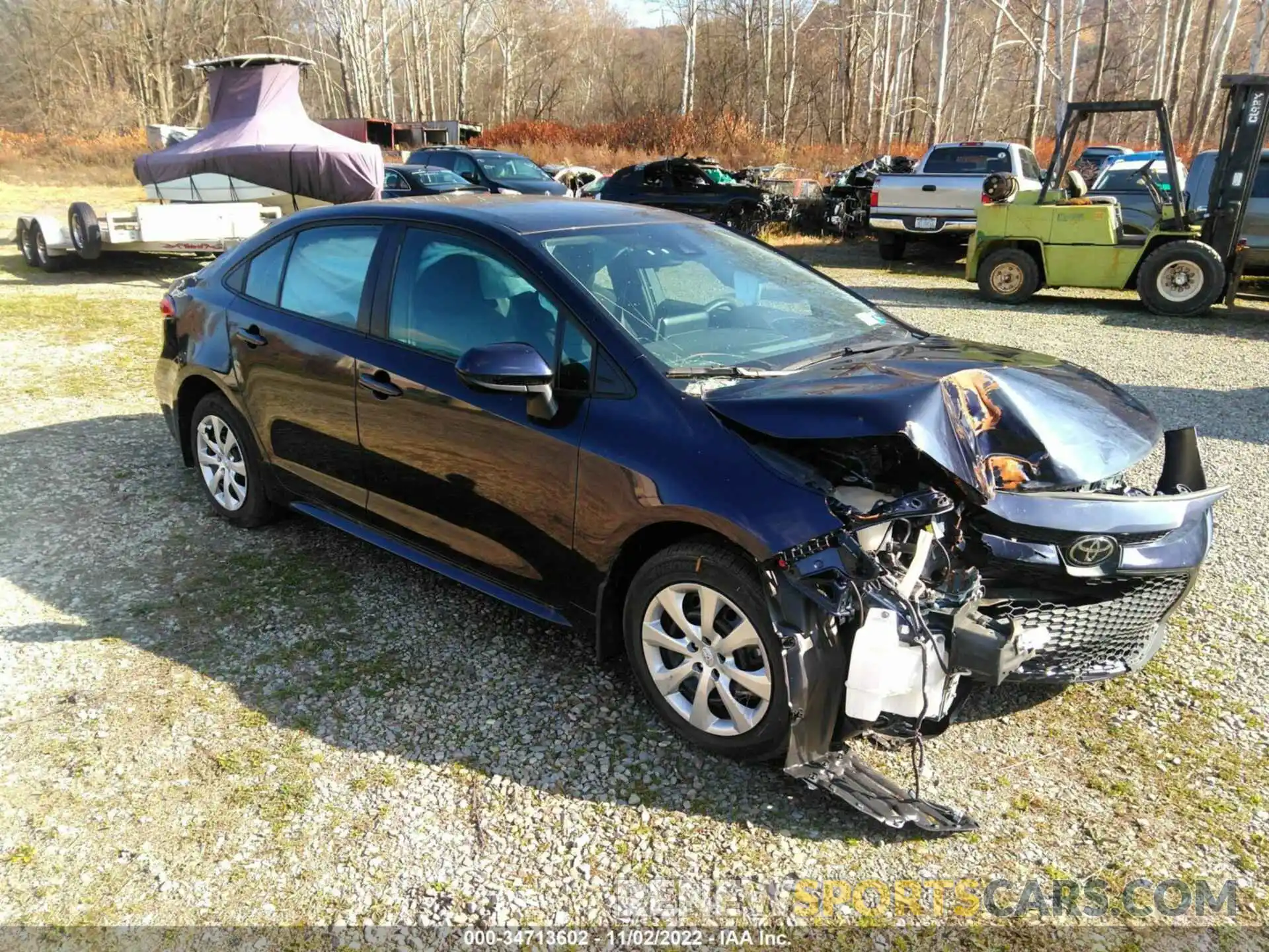 1 Photograph of a damaged car 5YFEPRAE5LP138613 TOYOTA COROLLA 2020