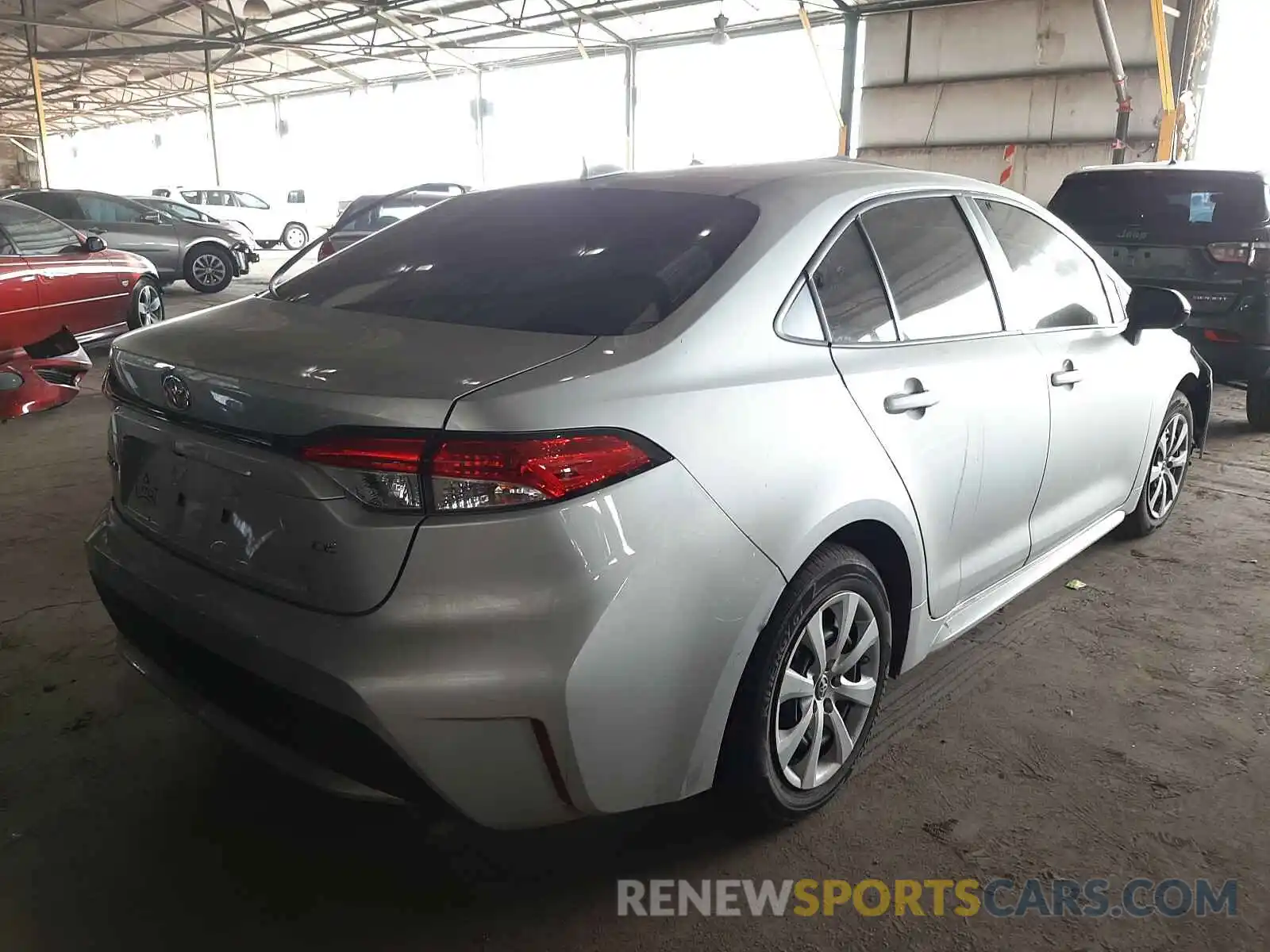 4 Photograph of a damaged car 5YFEPRAE5LP140197 TOYOTA COROLLA 2020