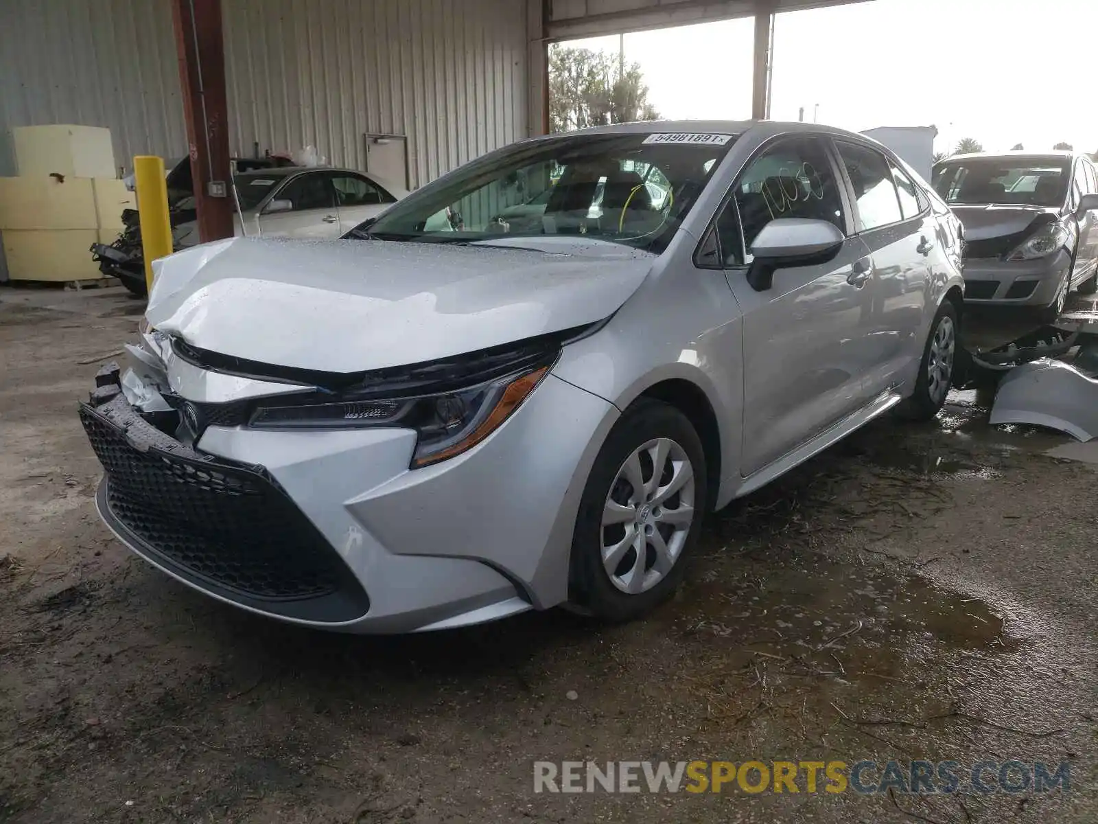 2 Photograph of a damaged car 5YFEPRAE5LP140510 TOYOTA COROLLA 2020