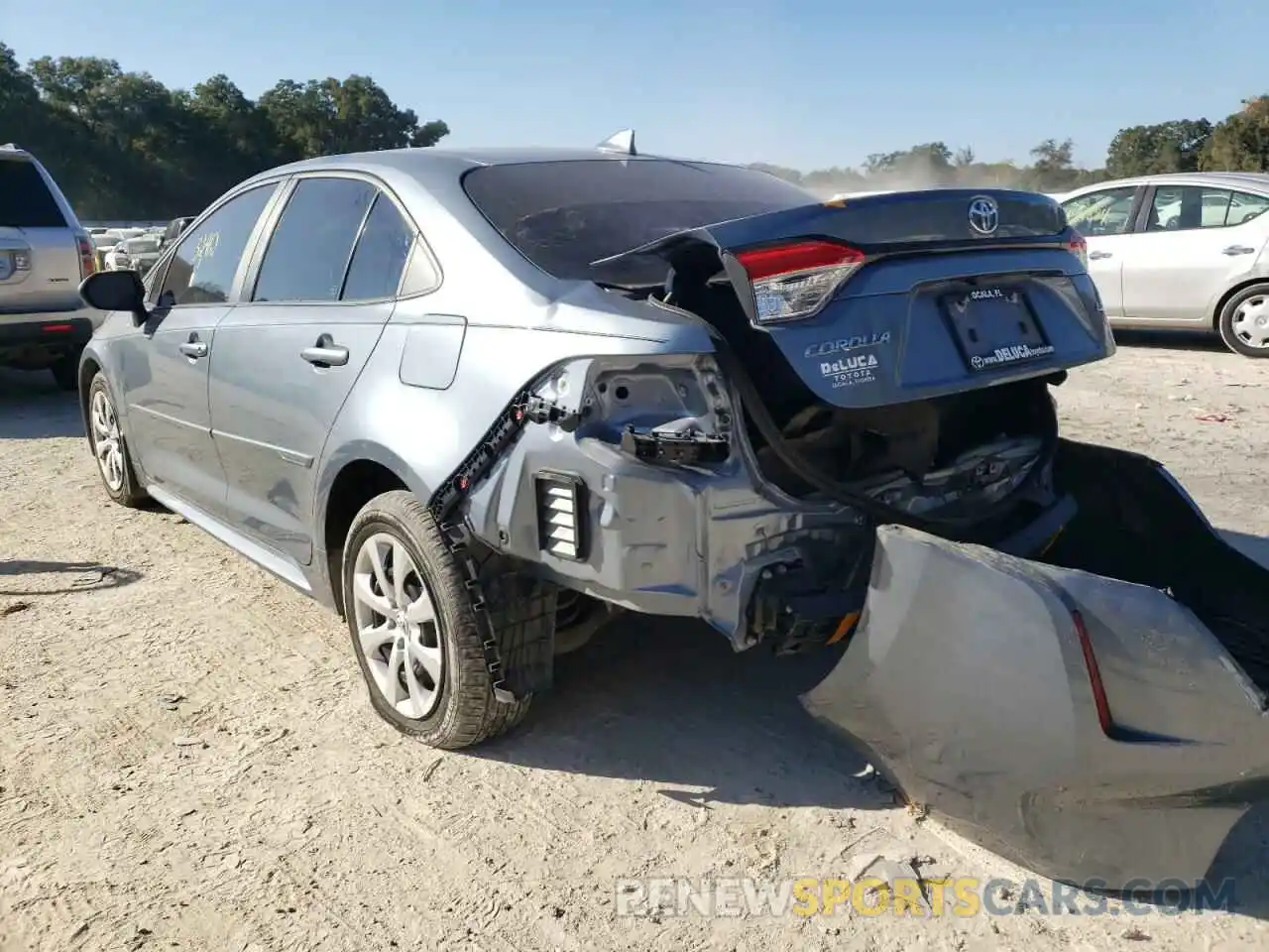 3 Photograph of a damaged car 5YFEPRAE5LP146159 TOYOTA COROLLA 2020