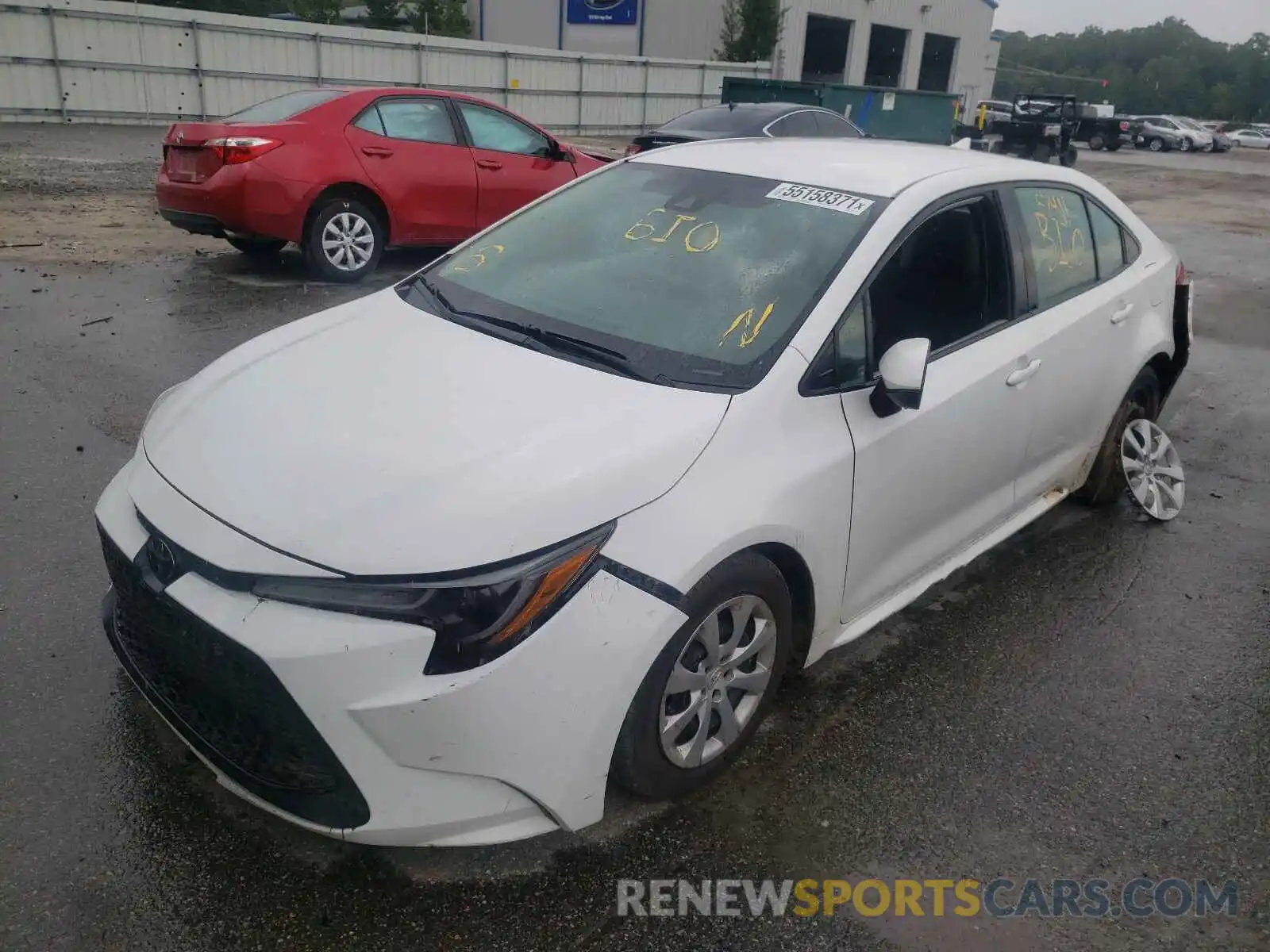 2 Photograph of a damaged car 5YFEPRAE6LP005777 TOYOTA COROLLA 2020