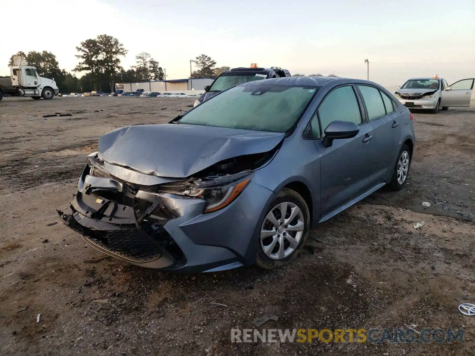 2 Photograph of a damaged car 5YFEPRAE6LP006198 TOYOTA COROLLA 2020