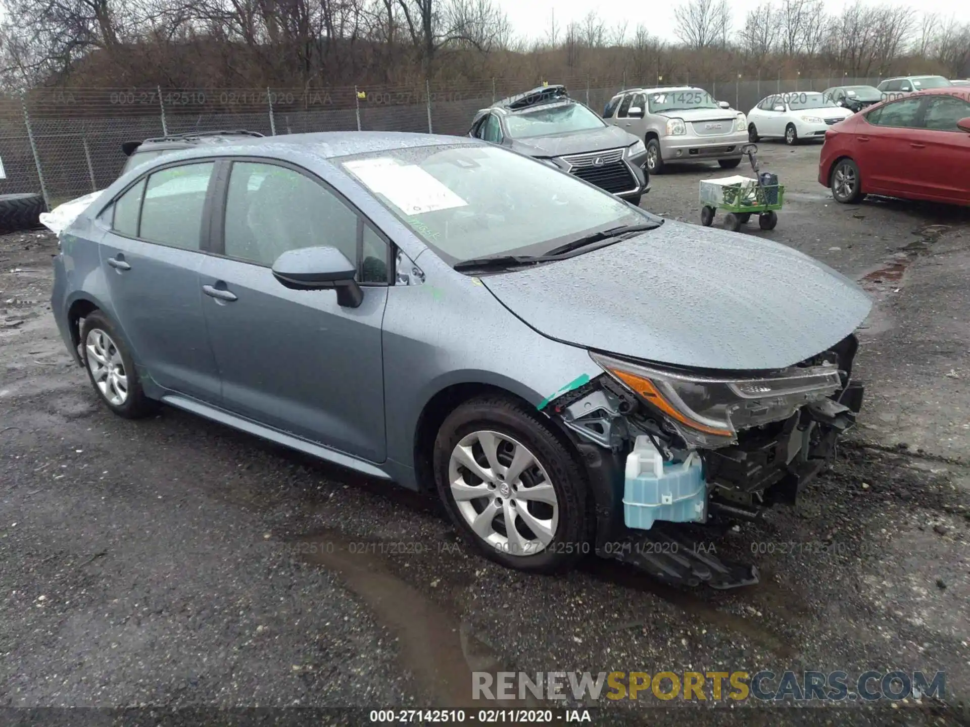 1 Photograph of a damaged car 5YFEPRAE6LP006279 TOYOTA COROLLA 2020