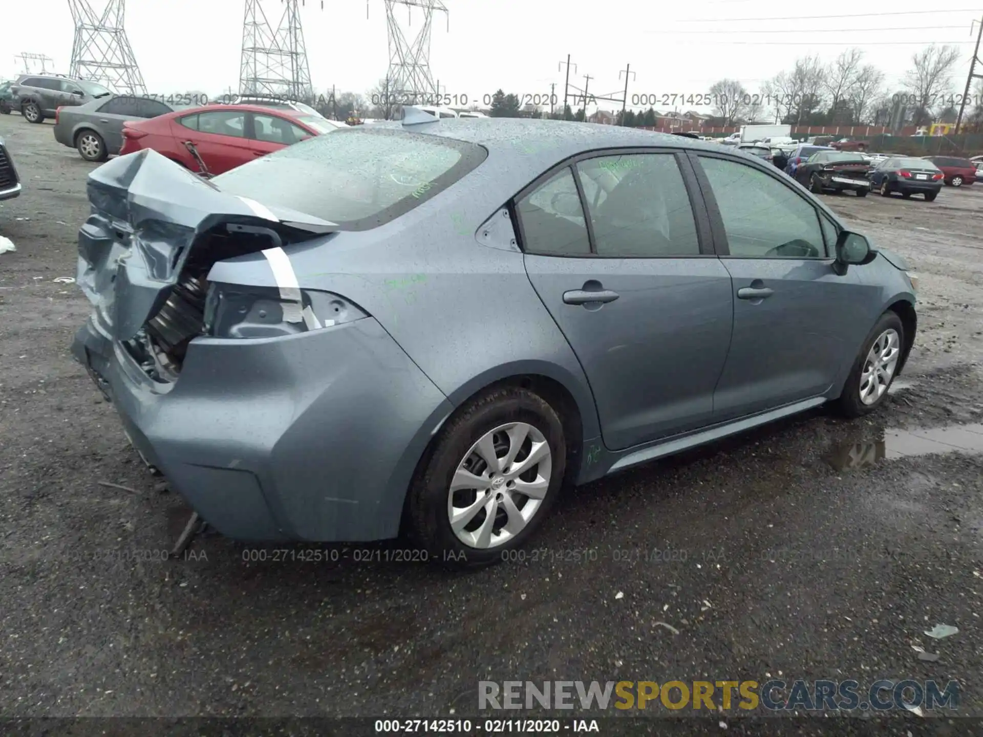 4 Photograph of a damaged car 5YFEPRAE6LP006279 TOYOTA COROLLA 2020