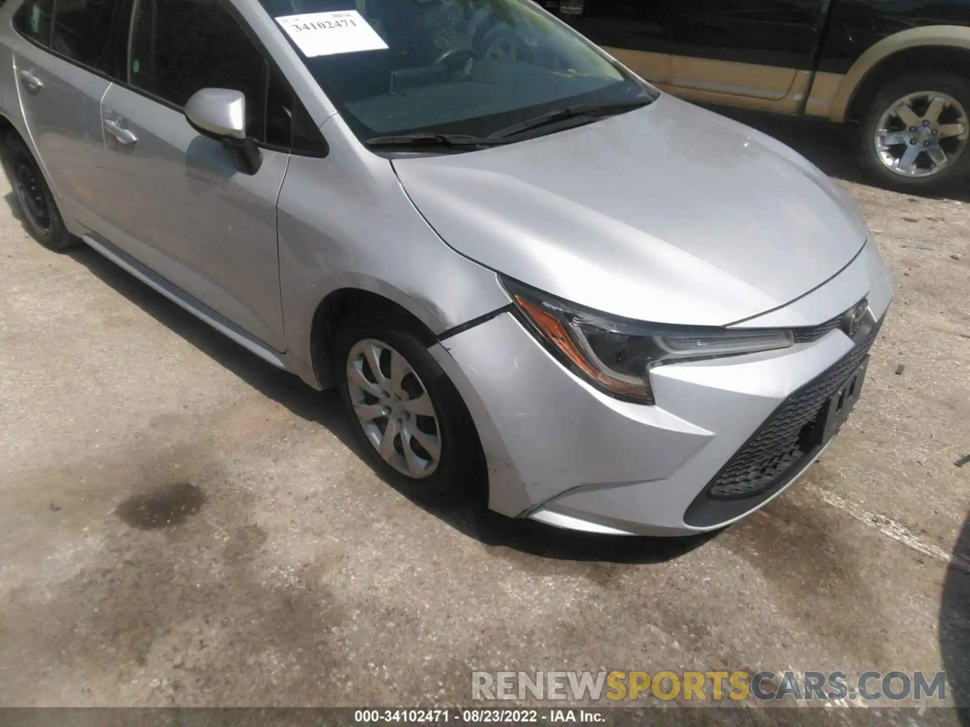 6 Photograph of a damaged car 5YFEPRAE6LP006492 TOYOTA COROLLA 2020