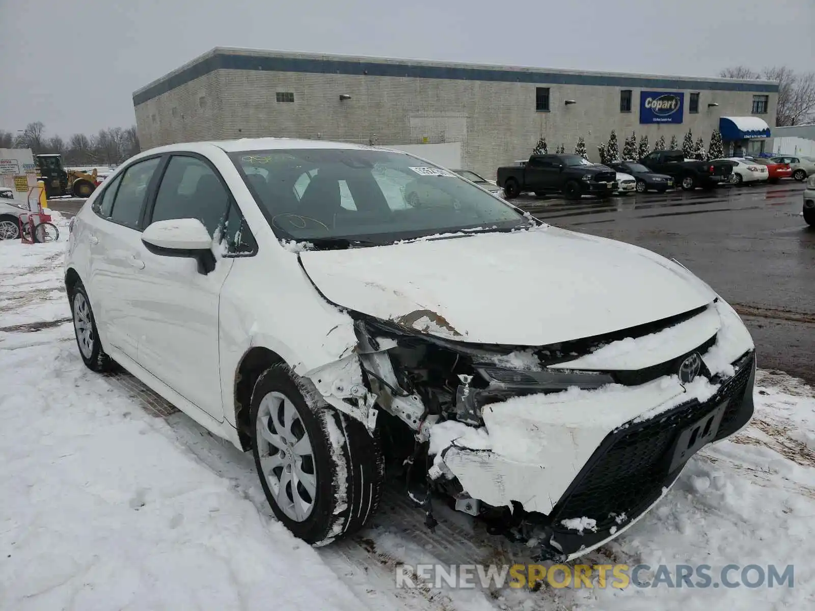 1 Photograph of a damaged car 5YFEPRAE6LP007061 TOYOTA COROLLA 2020