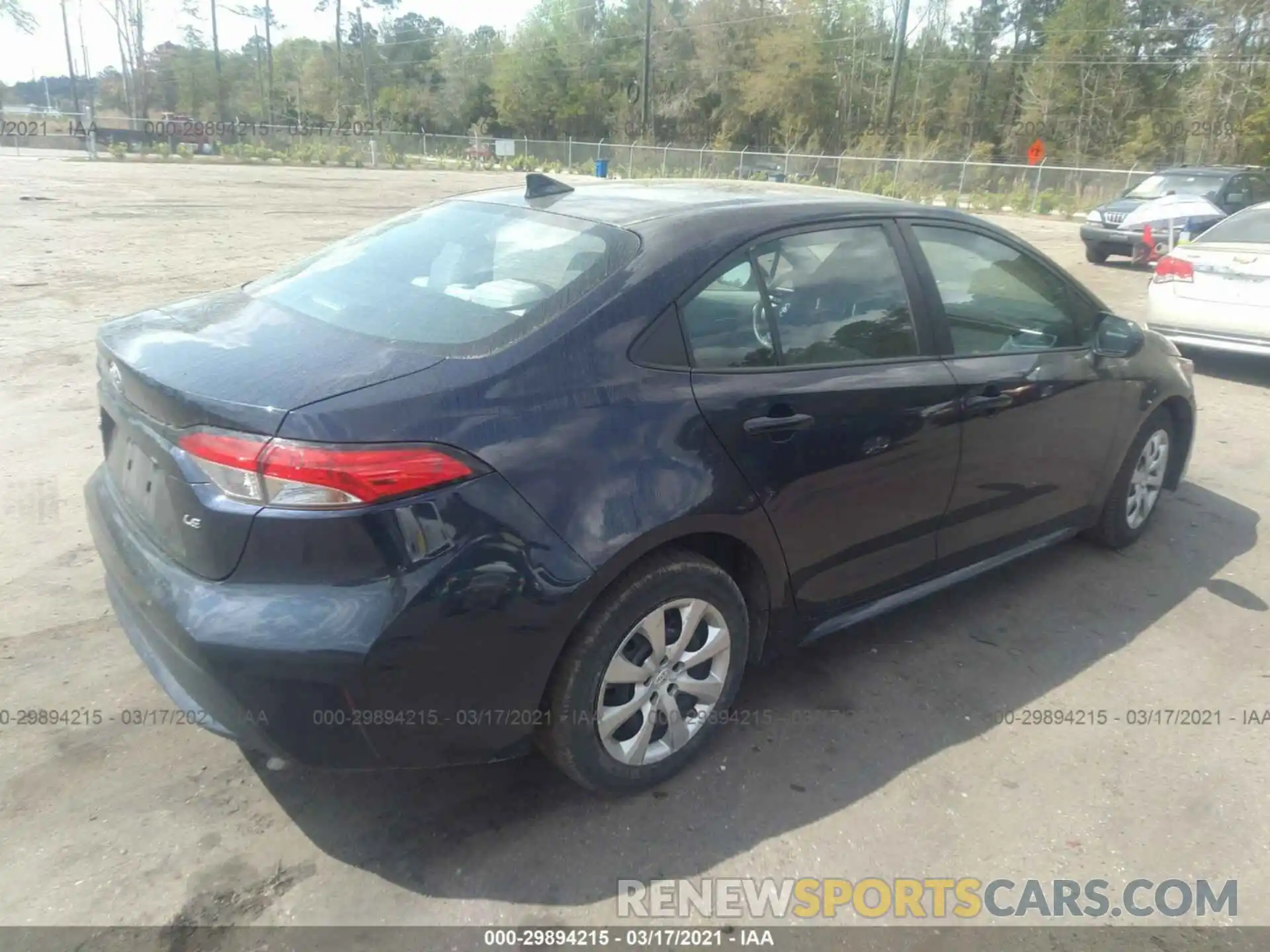 4 Photograph of a damaged car 5YFEPRAE6LP009862 TOYOTA COROLLA 2020