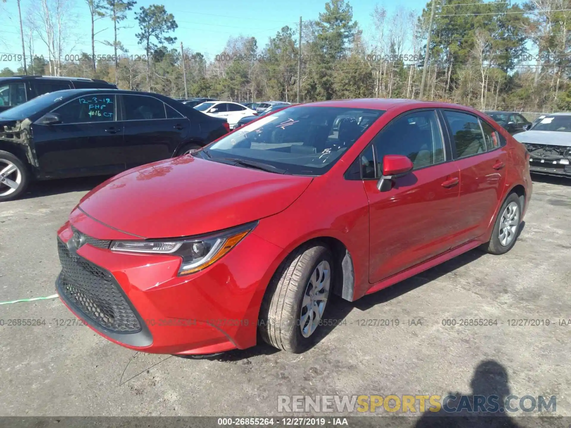 2 Photograph of a damaged car 5YFEPRAE6LP010008 TOYOTA COROLLA 2020