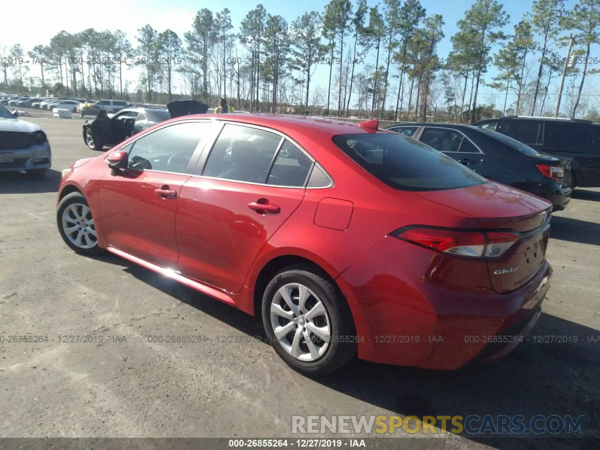 3 Photograph of a damaged car 5YFEPRAE6LP010008 TOYOTA COROLLA 2020