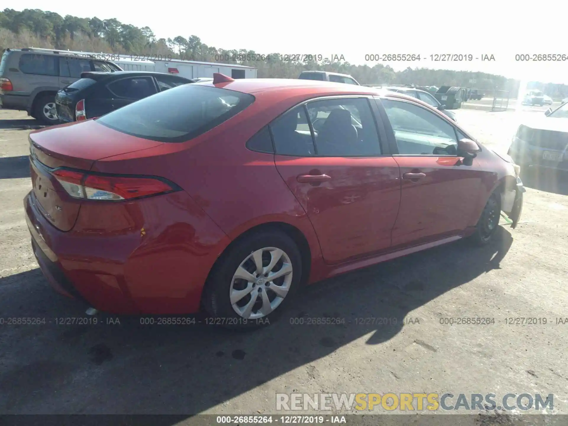 4 Photograph of a damaged car 5YFEPRAE6LP010008 TOYOTA COROLLA 2020