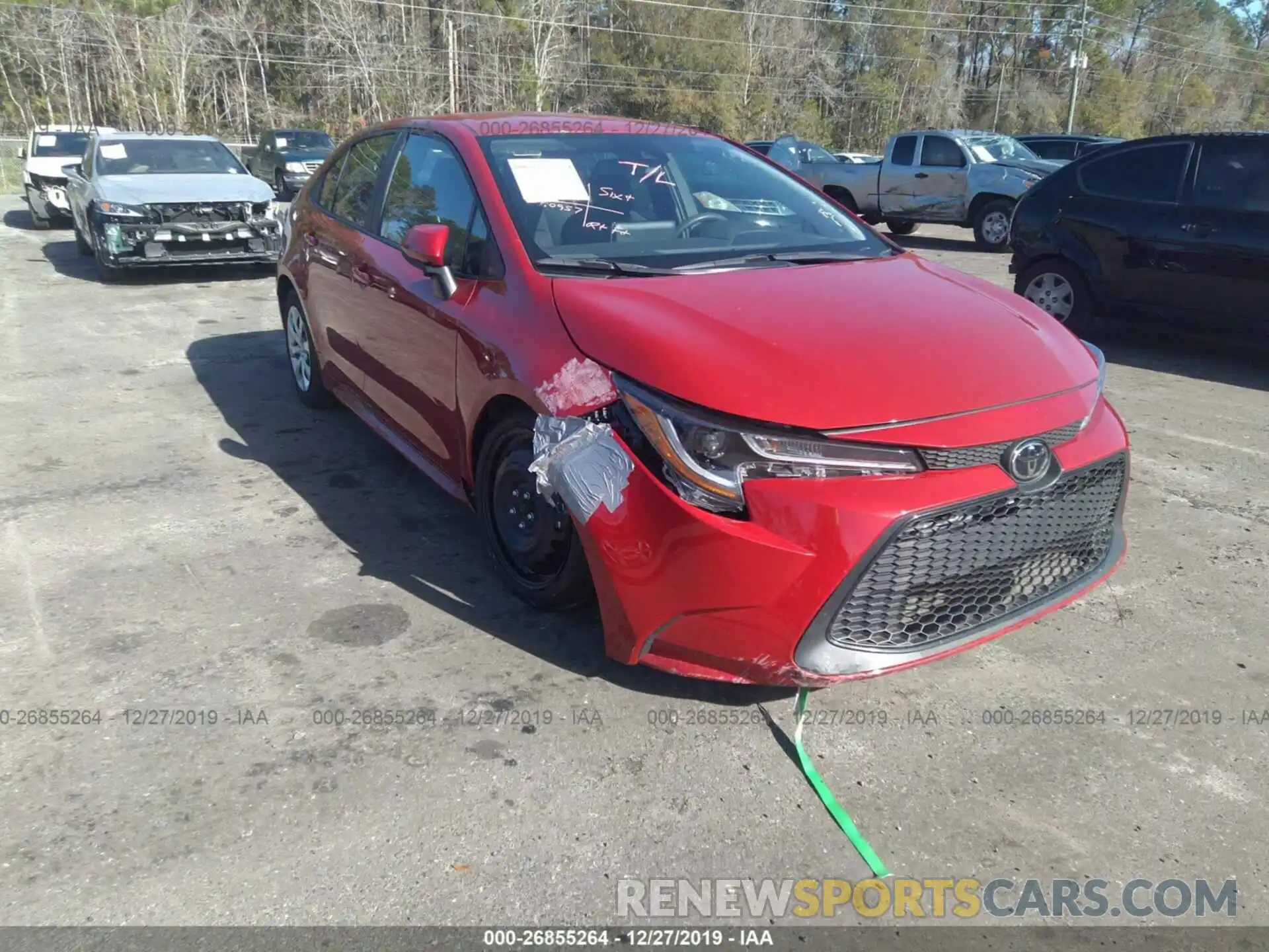 6 Photograph of a damaged car 5YFEPRAE6LP010008 TOYOTA COROLLA 2020