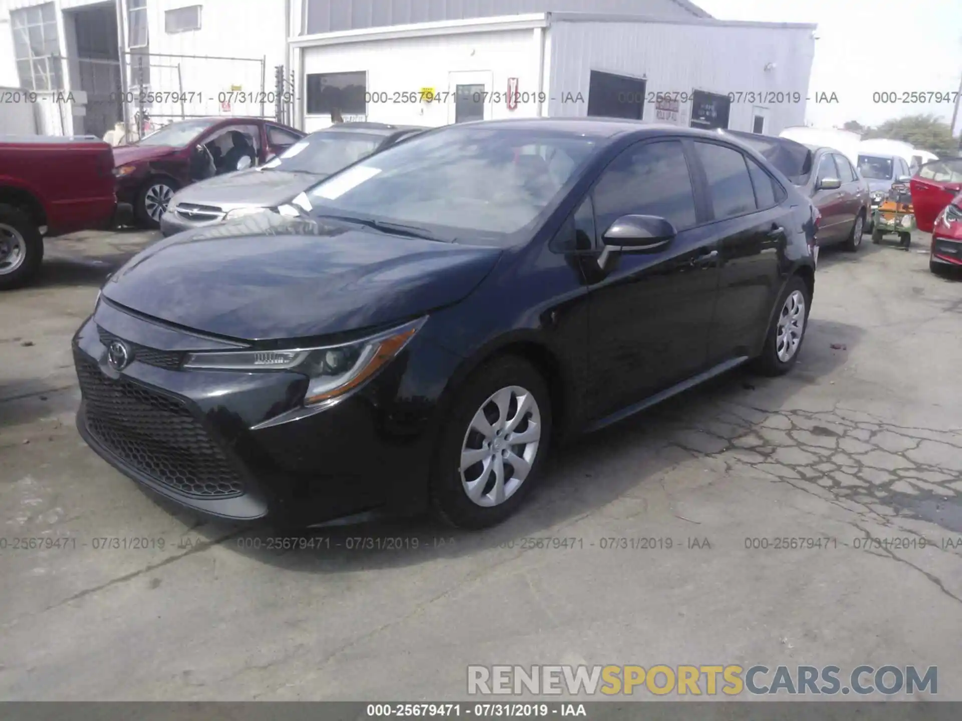 2 Photograph of a damaged car 5YFEPRAE6LP012714 TOYOTA COROLLA 2020