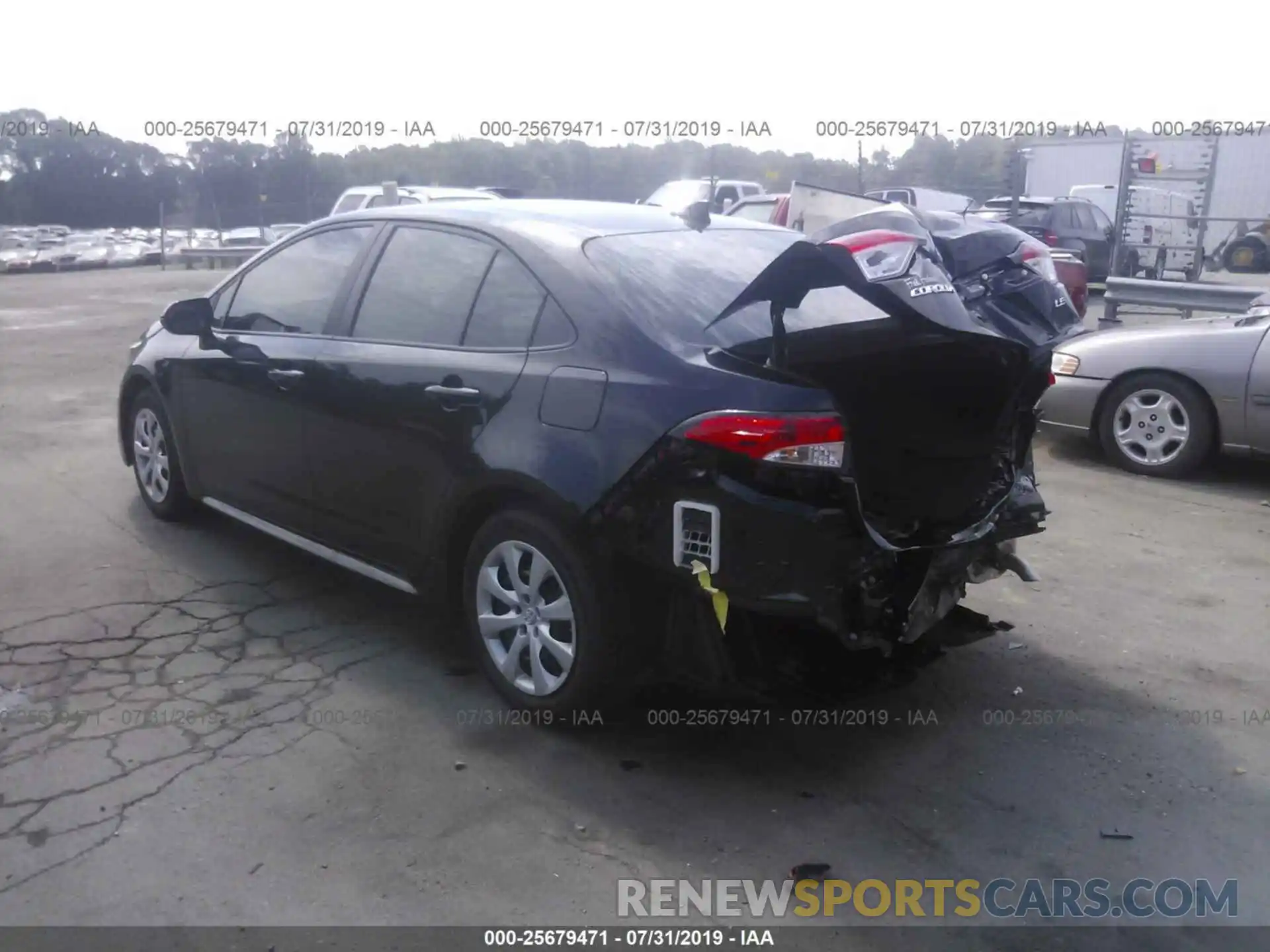 3 Photograph of a damaged car 5YFEPRAE6LP012714 TOYOTA COROLLA 2020