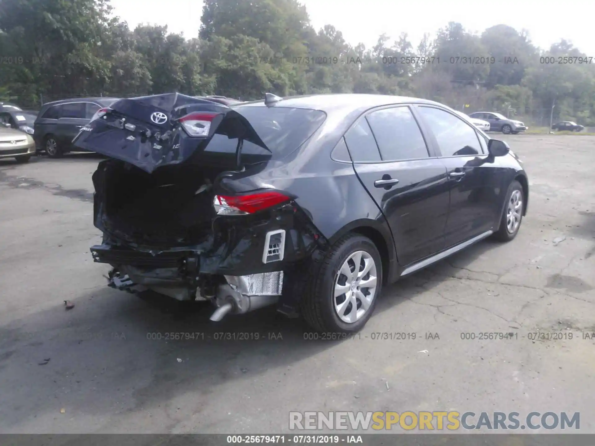 4 Photograph of a damaged car 5YFEPRAE6LP012714 TOYOTA COROLLA 2020