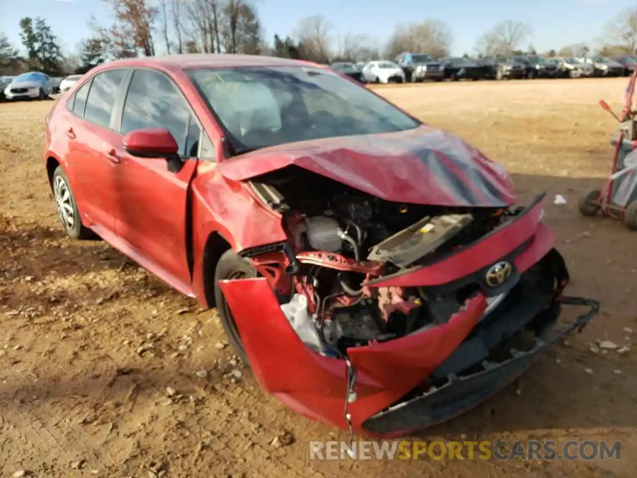 1 Photograph of a damaged car 5YFEPRAE6LP012941 TOYOTA COROLLA 2020