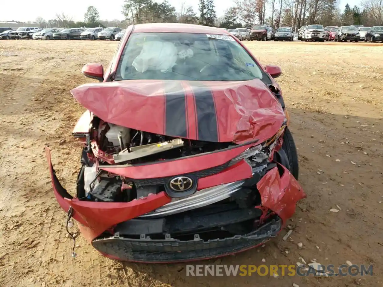 9 Photograph of a damaged car 5YFEPRAE6LP012941 TOYOTA COROLLA 2020