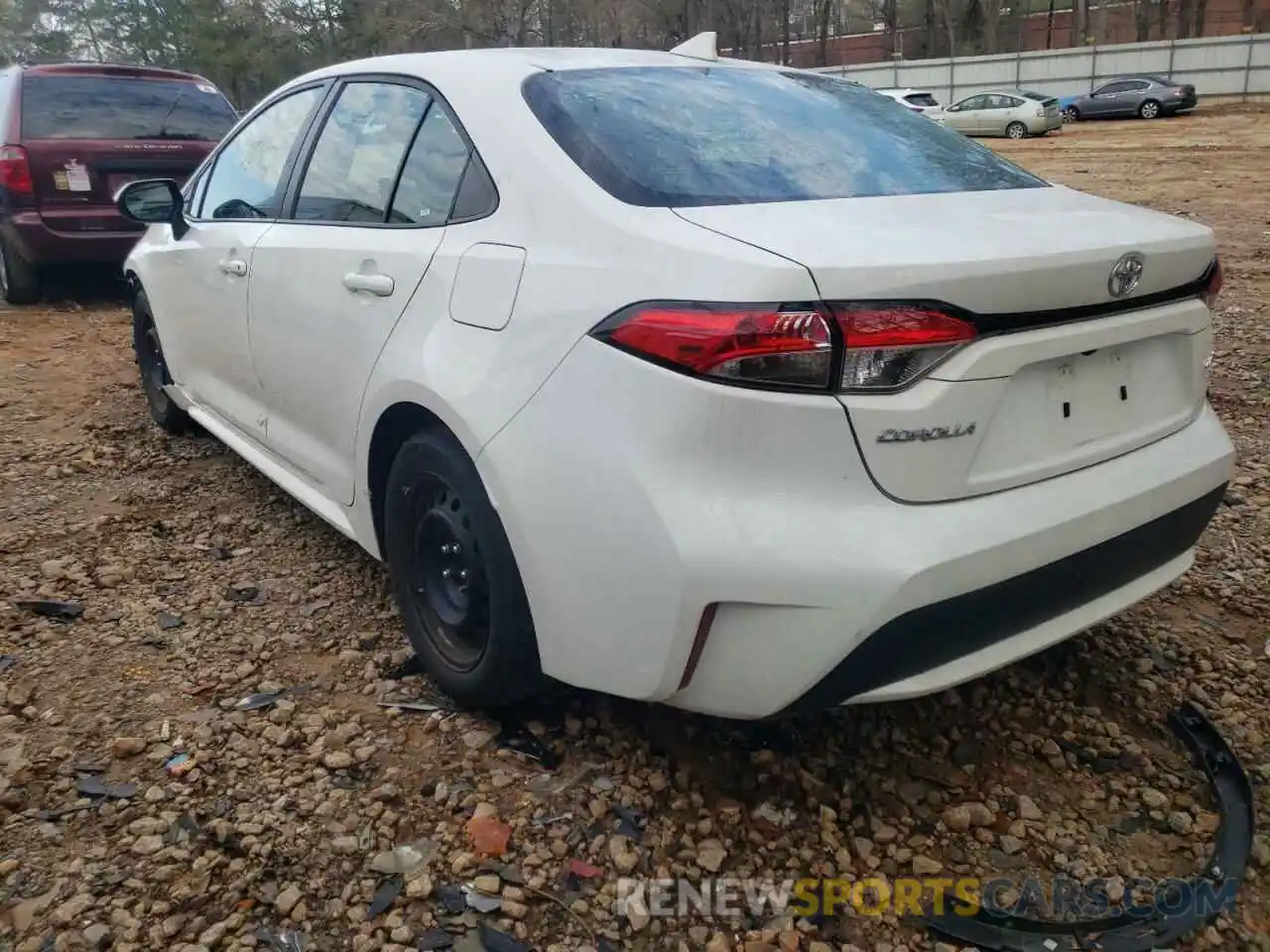 3 Photograph of a damaged car 5YFEPRAE6LP013717 TOYOTA COROLLA 2020