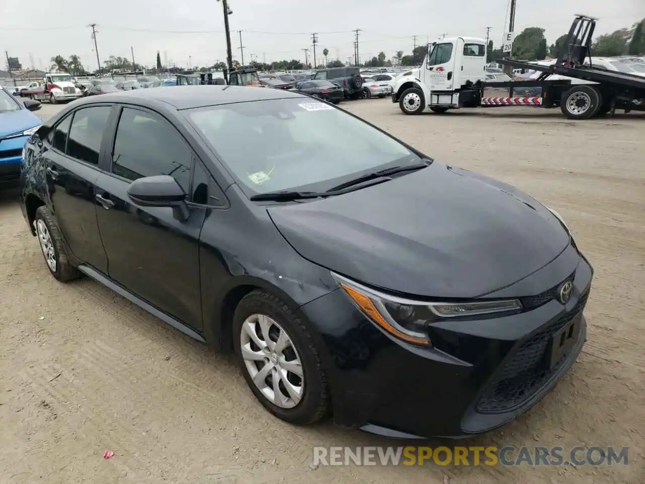 1 Photograph of a damaged car 5YFEPRAE6LP014169 TOYOTA COROLLA 2020