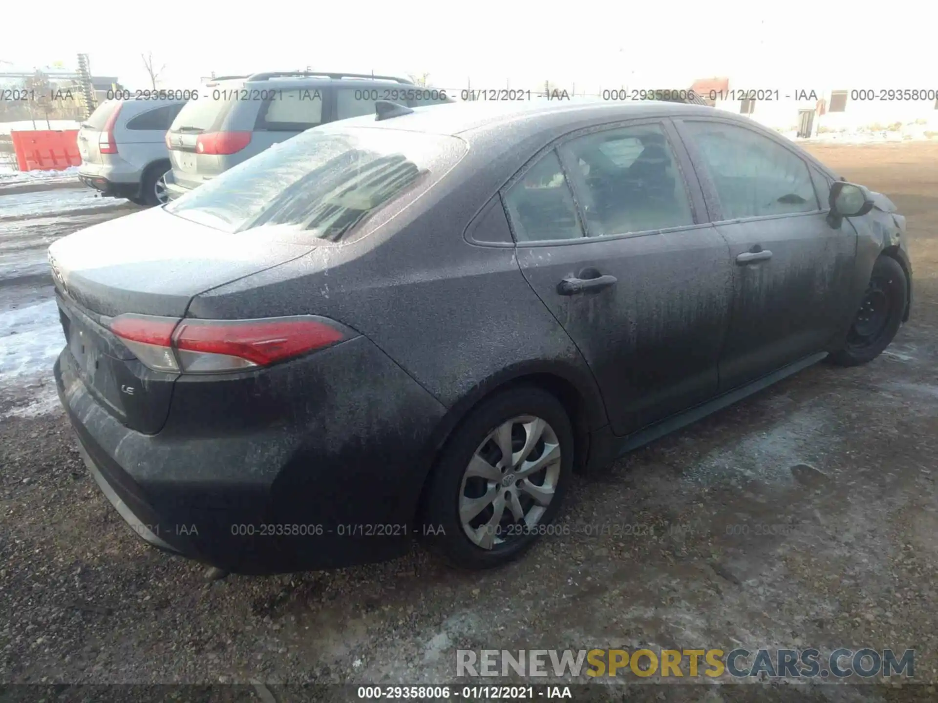 4 Photograph of a damaged car 5YFEPRAE6LP014995 TOYOTA COROLLA 2020