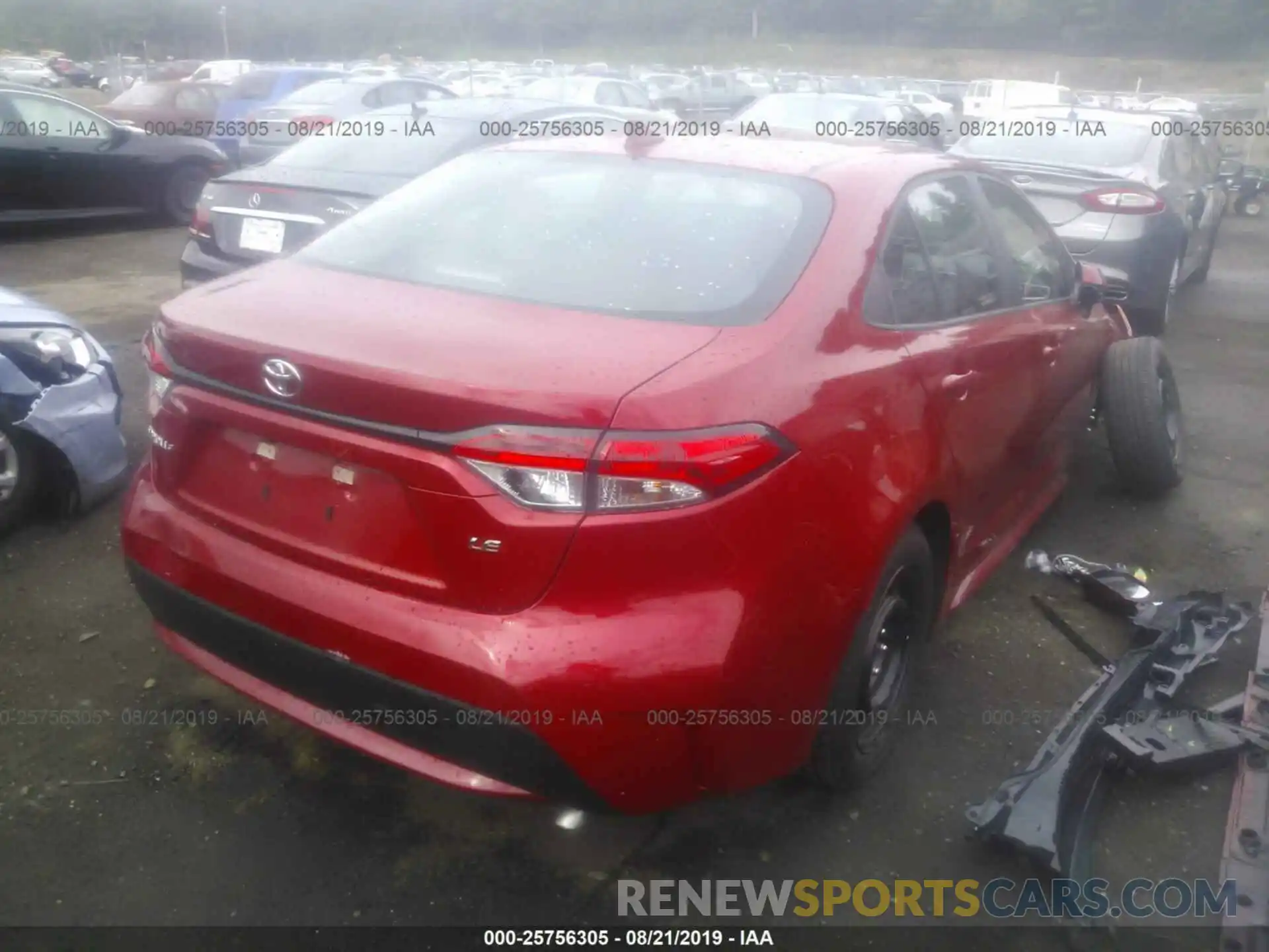 4 Photograph of a damaged car 5YFEPRAE6LP016262 TOYOTA COROLLA 2020