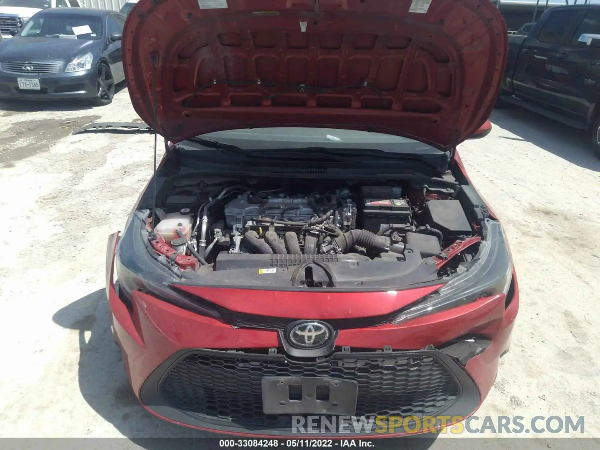 10 Photograph of a damaged car 5YFEPRAE6LP016732 TOYOTA COROLLA 2020