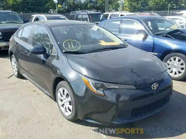 1 Photograph of a damaged car 5YFEPRAE6LP018609 TOYOTA COROLLA 2020