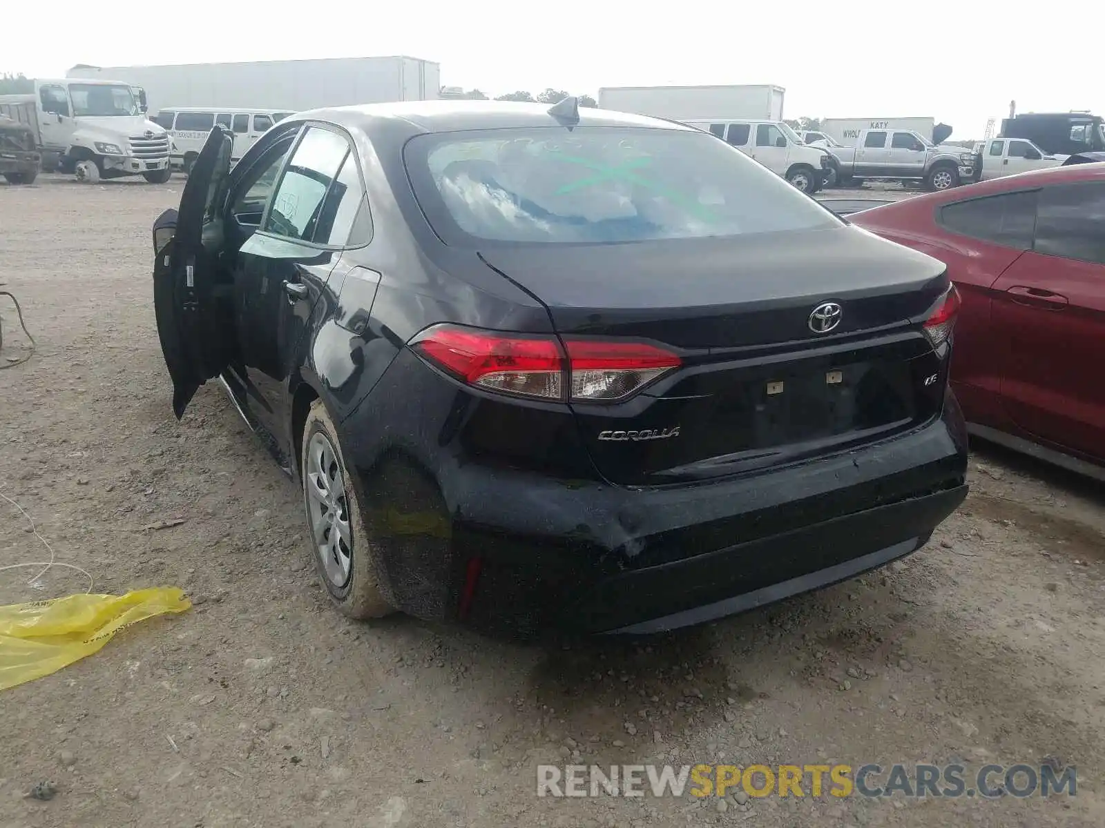 3 Photograph of a damaged car 5YFEPRAE6LP019632 TOYOTA COROLLA 2020