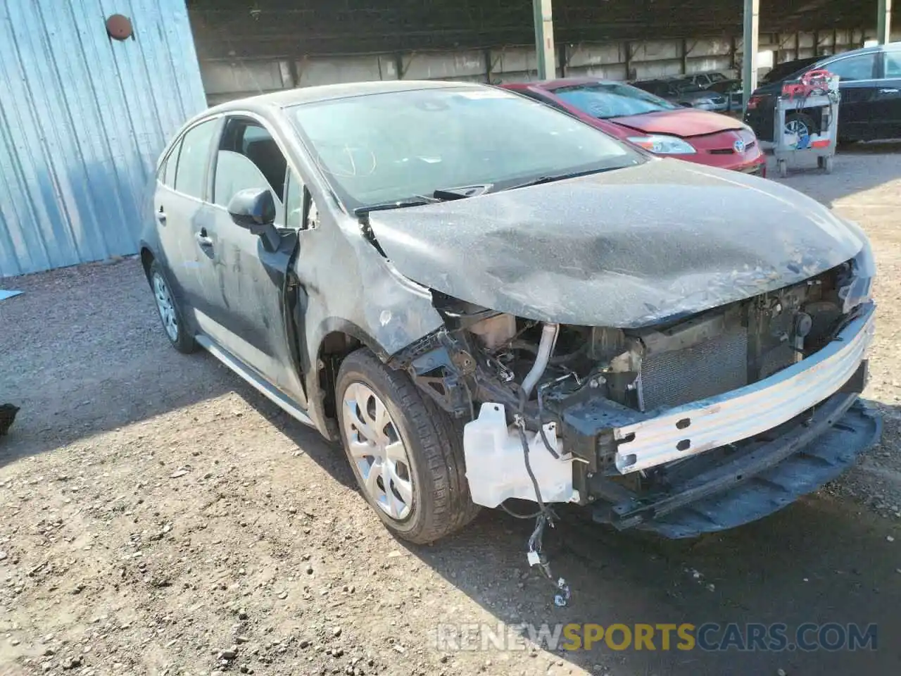 1 Photograph of a damaged car 5YFEPRAE6LP020795 TOYOTA COROLLA 2020