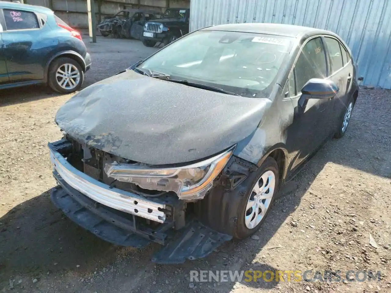 2 Photograph of a damaged car 5YFEPRAE6LP020795 TOYOTA COROLLA 2020