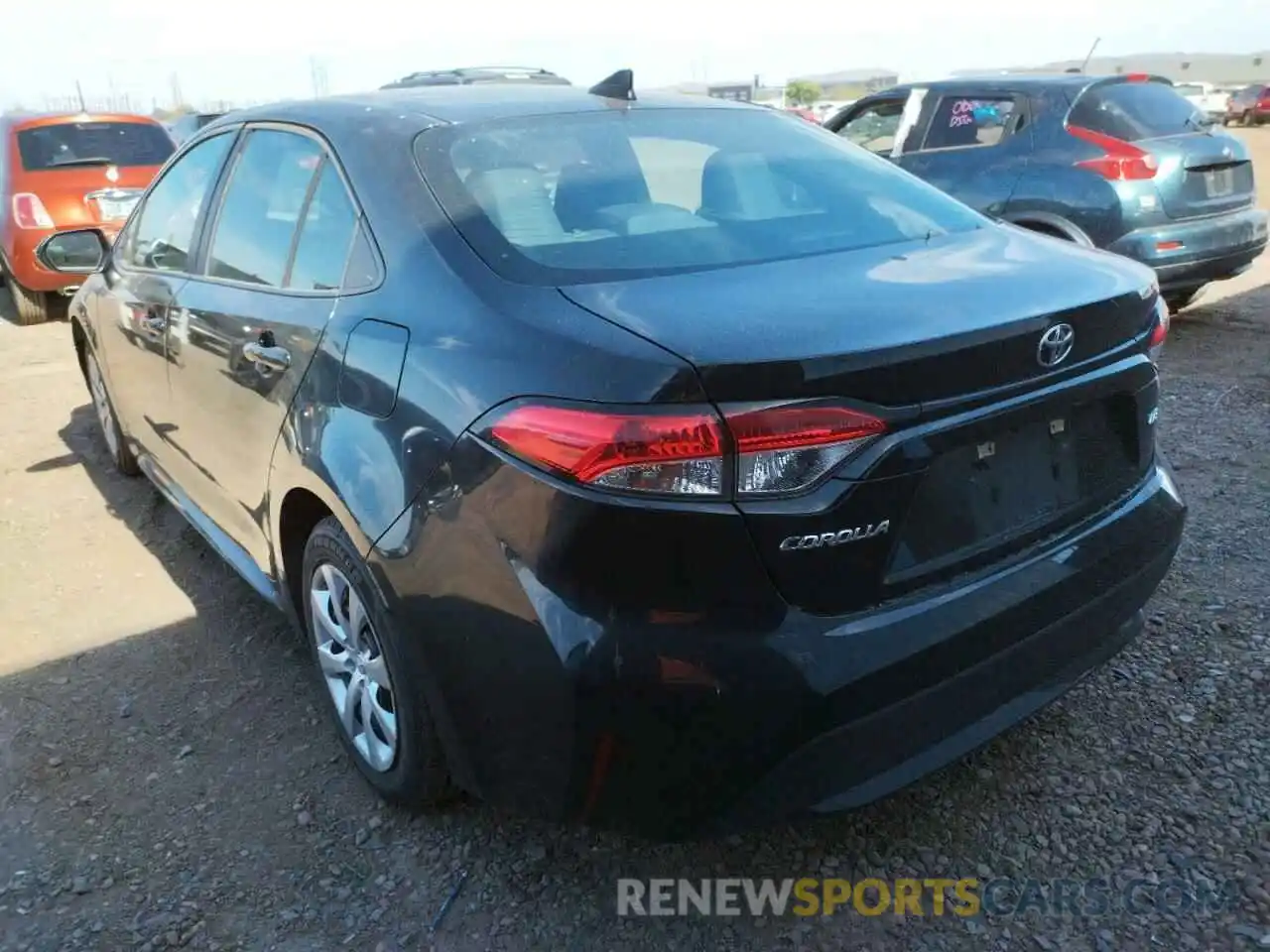 3 Photograph of a damaged car 5YFEPRAE6LP020795 TOYOTA COROLLA 2020