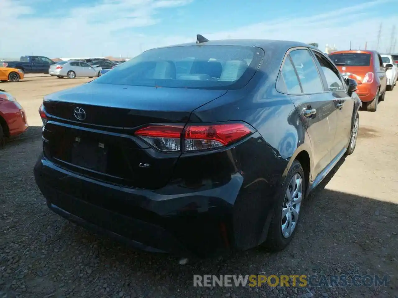 4 Photograph of a damaged car 5YFEPRAE6LP020795 TOYOTA COROLLA 2020