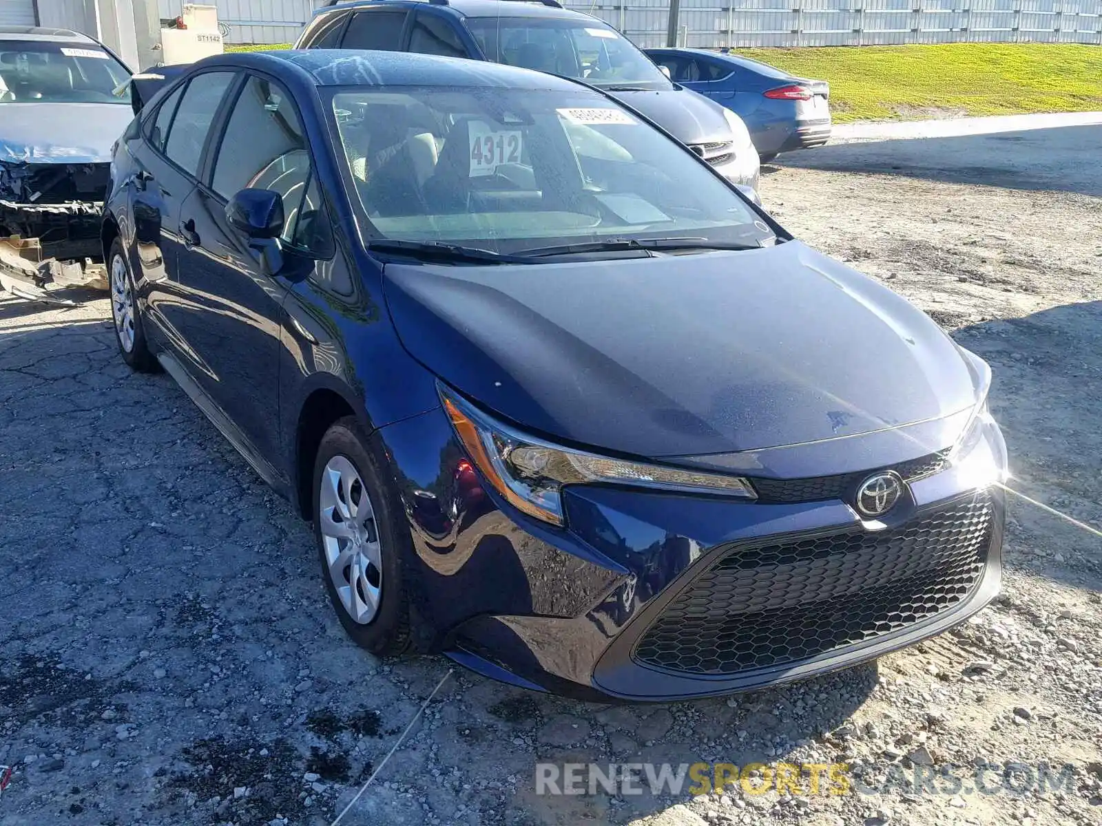 1 Photograph of a damaged car 5YFEPRAE6LP020893 TOYOTA COROLLA 2020