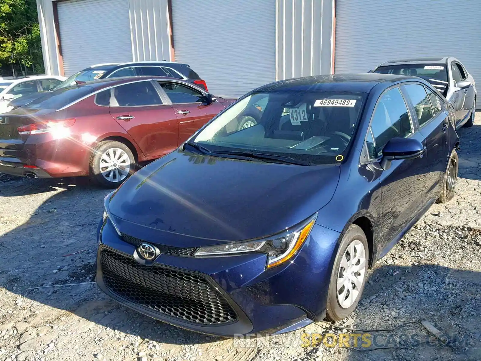 2 Photograph of a damaged car 5YFEPRAE6LP020893 TOYOTA COROLLA 2020