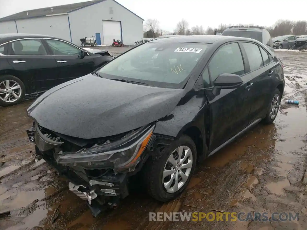 2 Photograph of a damaged car 5YFEPRAE6LP021011 TOYOTA COROLLA 2020