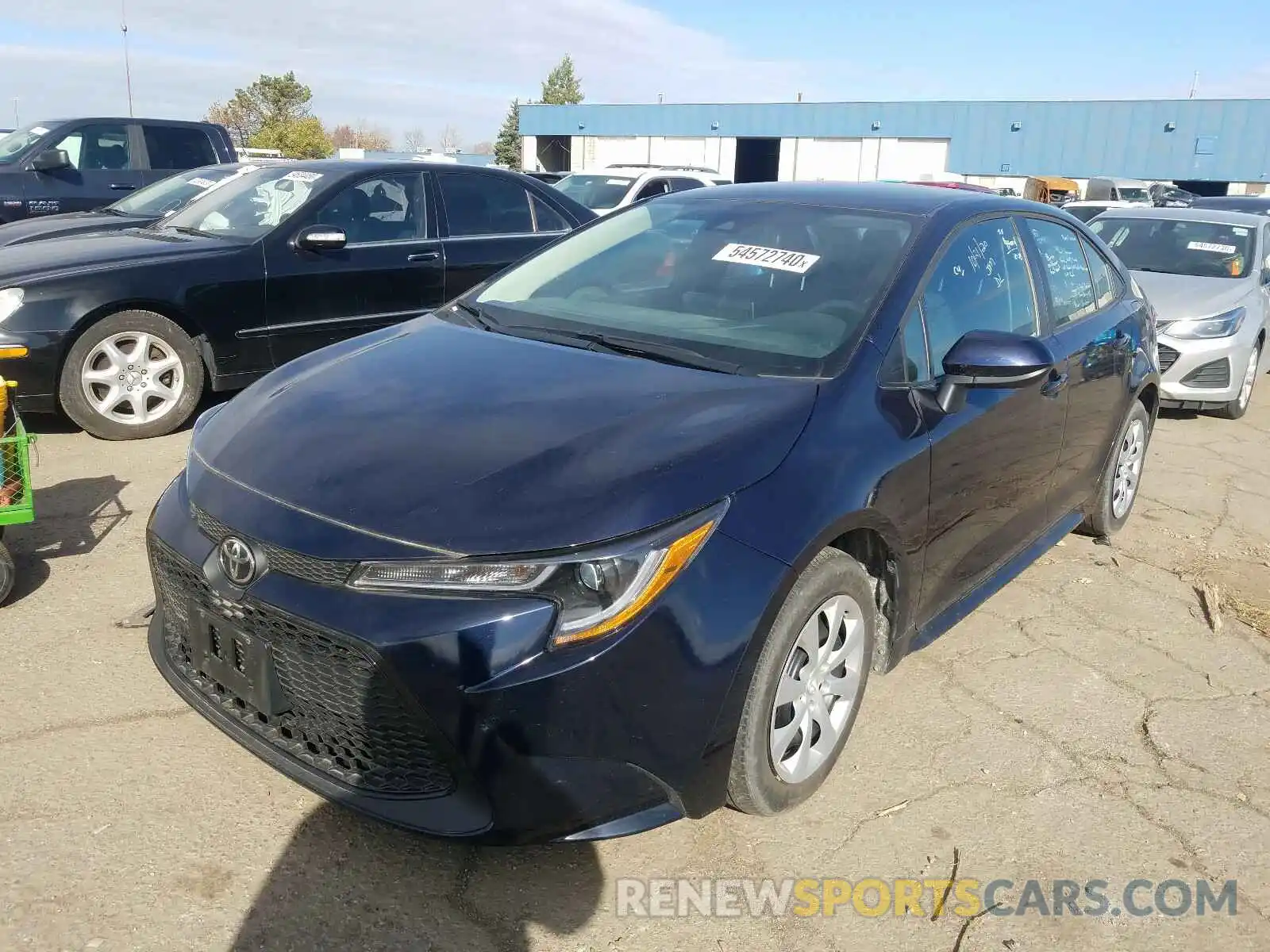 2 Photograph of a damaged car 5YFEPRAE6LP021140 TOYOTA COROLLA 2020