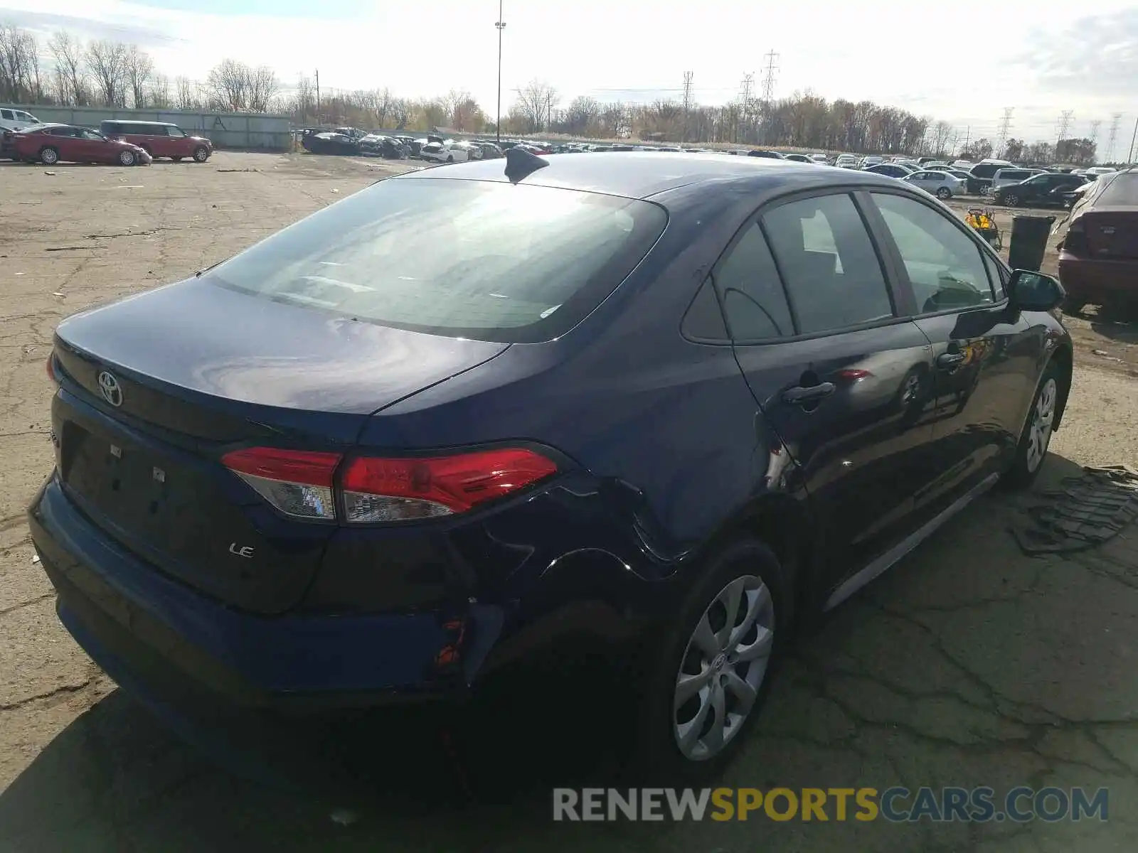 4 Photograph of a damaged car 5YFEPRAE6LP021140 TOYOTA COROLLA 2020