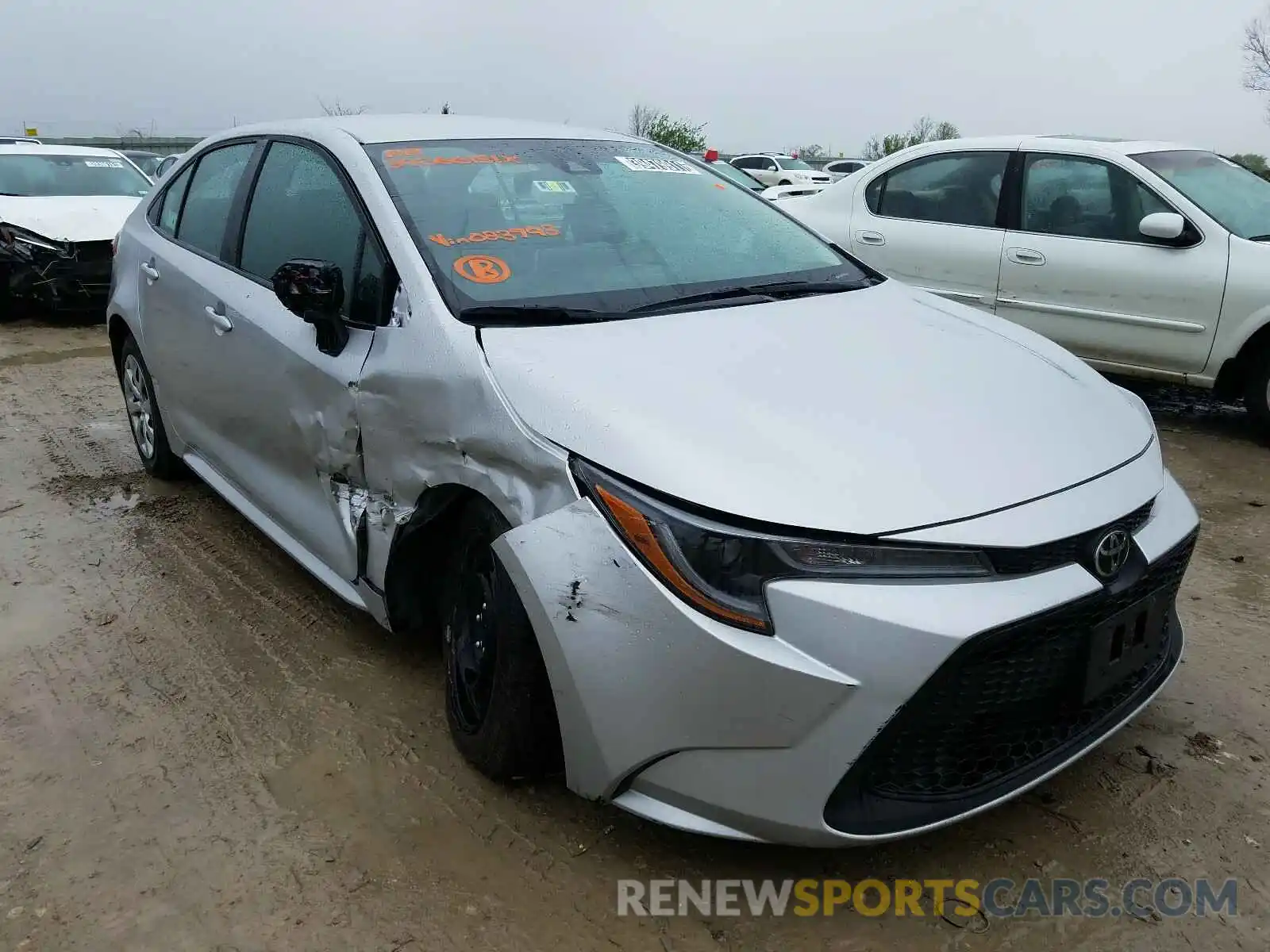 1 Photograph of a damaged car 5YFEPRAE6LP023793 TOYOTA COROLLA 2020