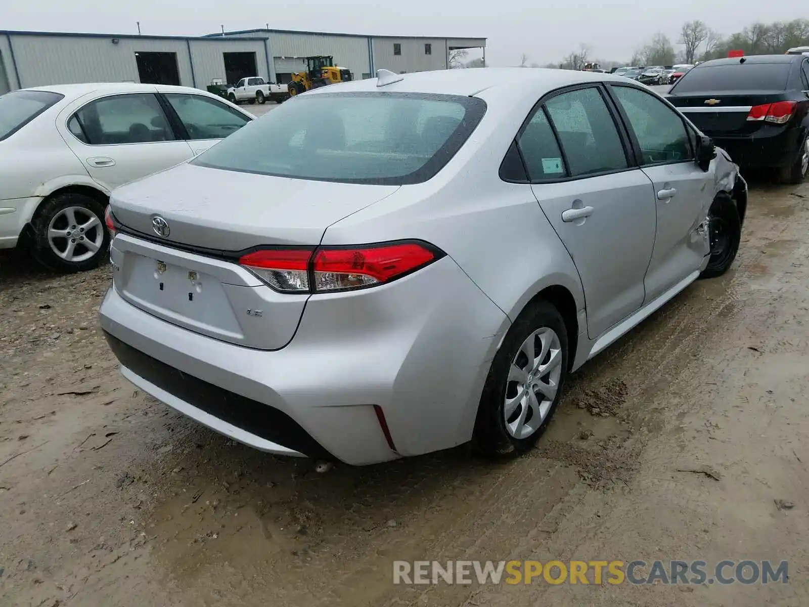 4 Photograph of a damaged car 5YFEPRAE6LP023793 TOYOTA COROLLA 2020