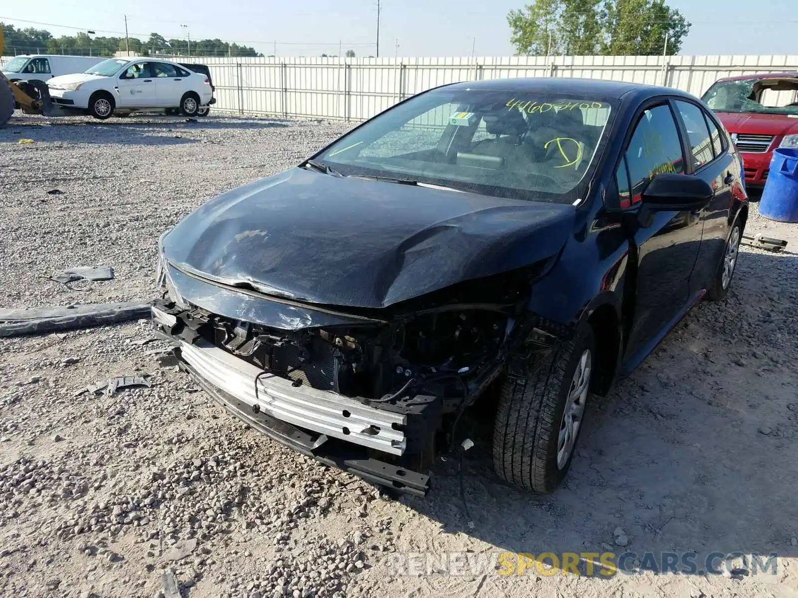 2 Photograph of a damaged car 5YFEPRAE6LP023809 TOYOTA COROLLA 2020