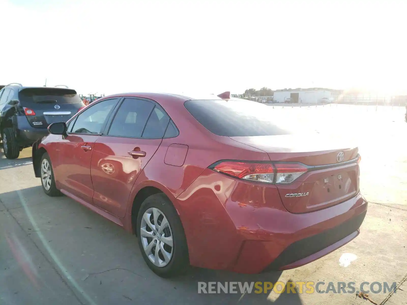 3 Photograph of a damaged car 5YFEPRAE6LP023941 TOYOTA COROLLA 2020